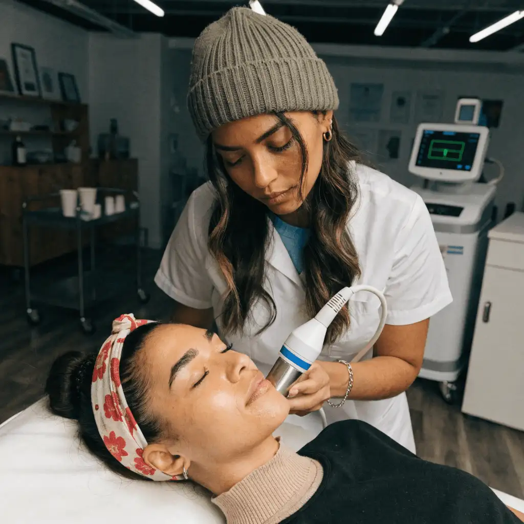 Luxury med spa treatment room in Phoenix, AZ — Botox, lip filler, laser hair removal and skin rejuvenation services