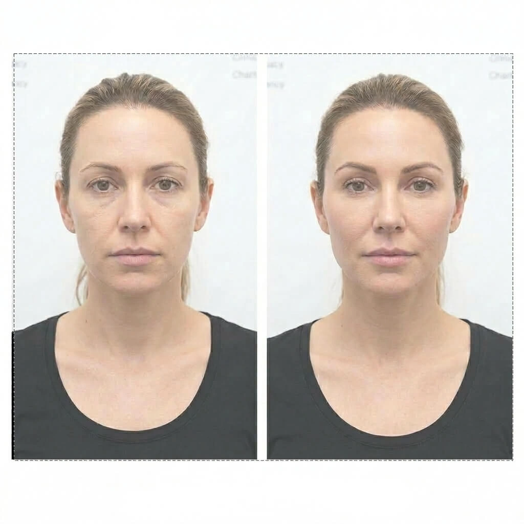 Midface volume filler Los Angeles — before and after restored fullness
