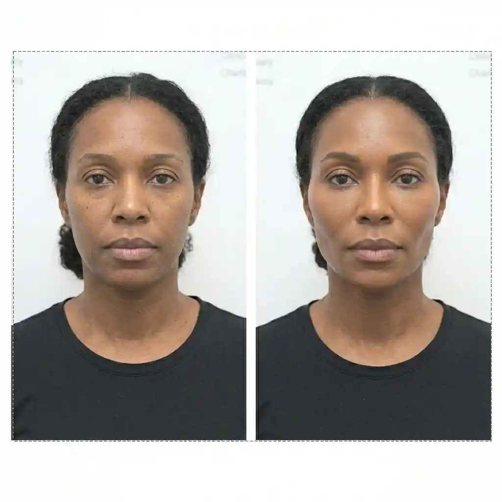 Cheek augmentation Los Angeles — before and after natural cheekbone definition