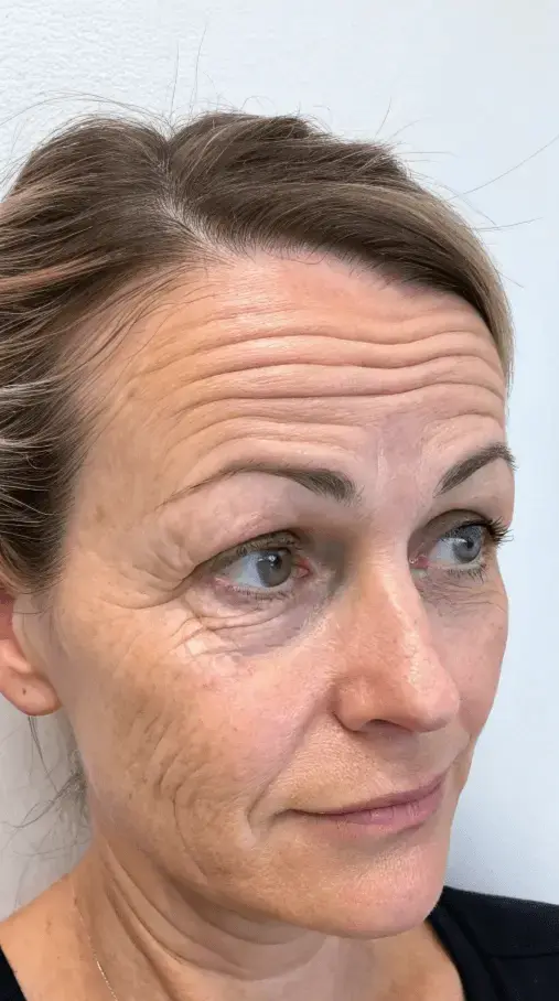 Before Botox treatment