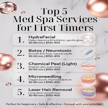 Top 5 Med Spa Services first timers