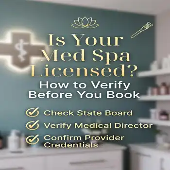 How to check if med spa is licensed